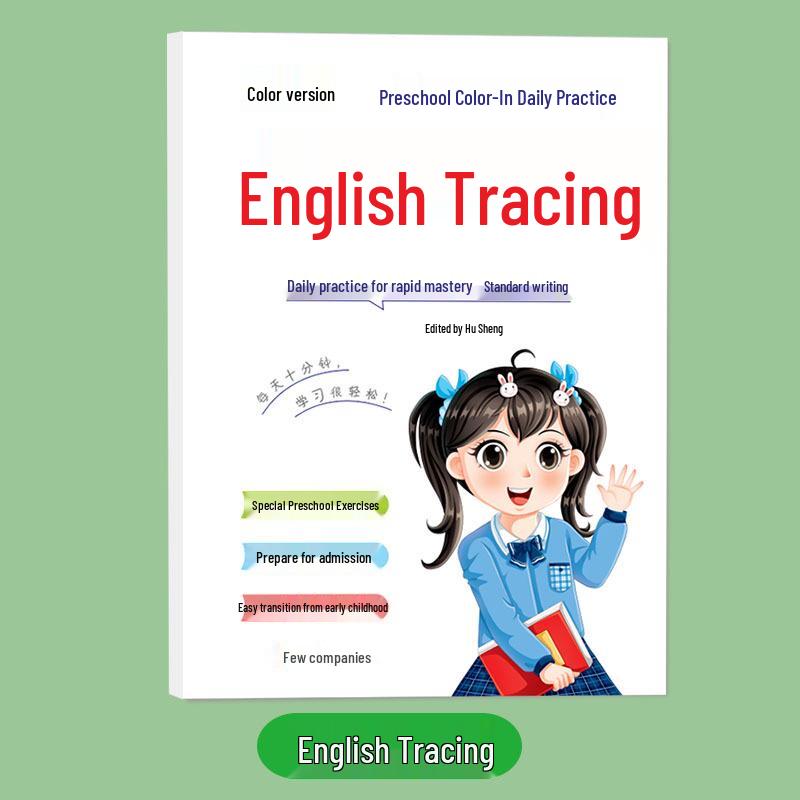

Children s English Writing Practice Book: Upper & Lowercase Alphabet for Kindergarten & Beginners