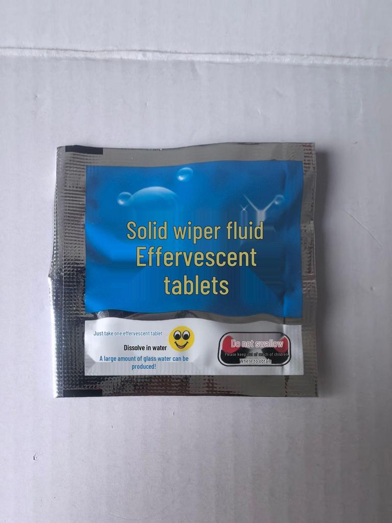 Effervescent Windshield Washer Tablets – Concentrated Cleaner & Insect Remover