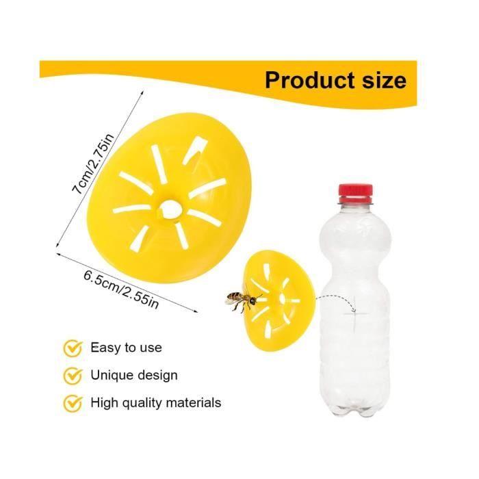 Piege Frelon Asiatique, Micro Guepe, Piège De Guêpe Catcher D'abeilles Piège à Insectes en Plastique Piège À Guêpe Catcher , 6 pièce