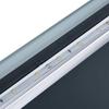 LED Bathroom Mirror with Touch Sensor and Time Display 100 x 60 cm