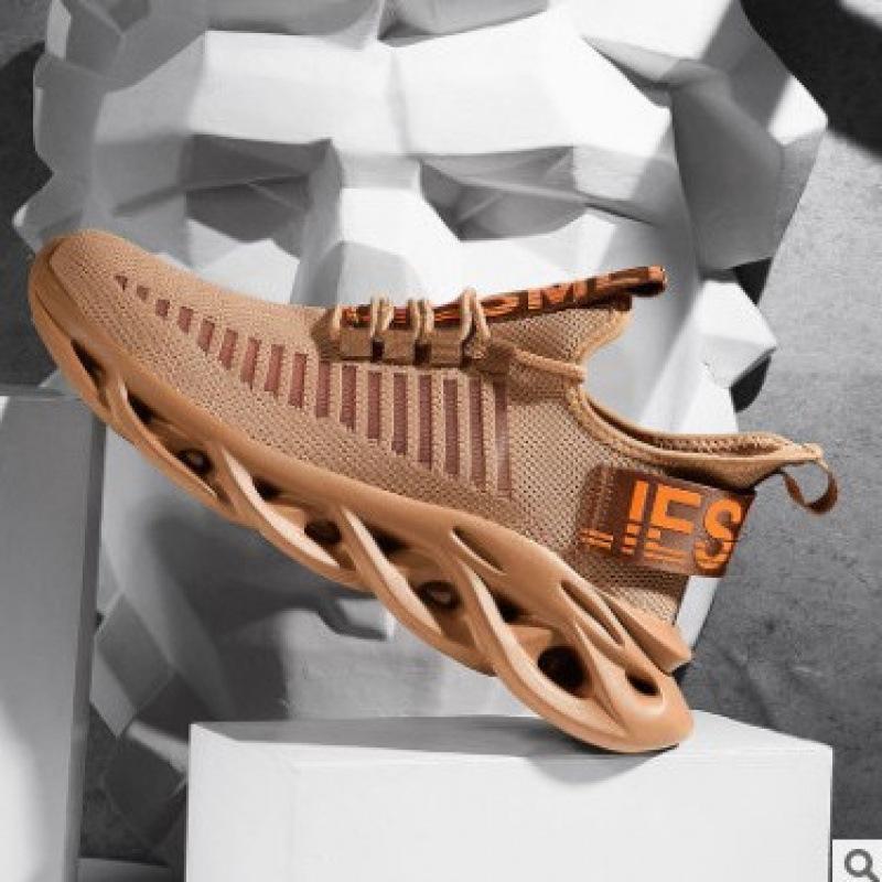 2025 European and American Summer Large-size Shoes Breathable Men's Shoes Flying Woven Mesh Shoes Jinjiang Twist Tide Shoes