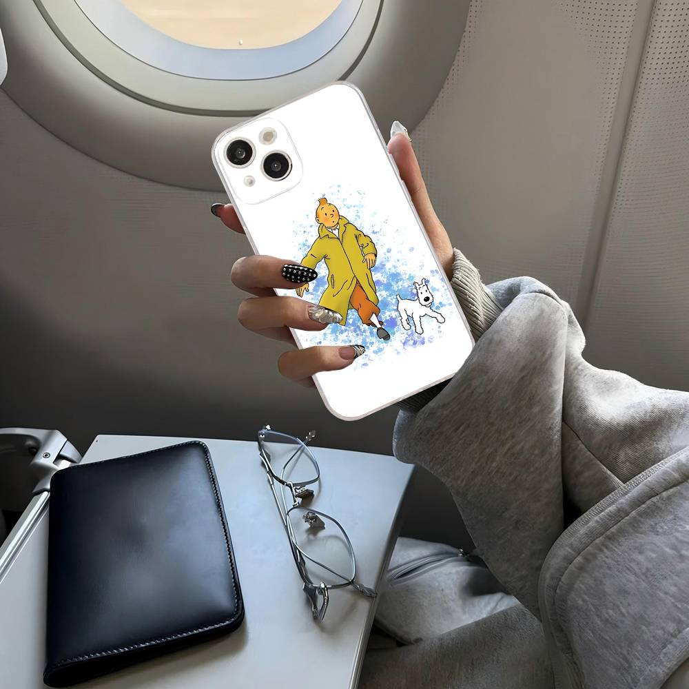 

T-Tintin A-Adventures Case For Iphone 17 16 15 Pro Max 11 12 13 14 Pro Plus Phone Cover iPhone 16pro max