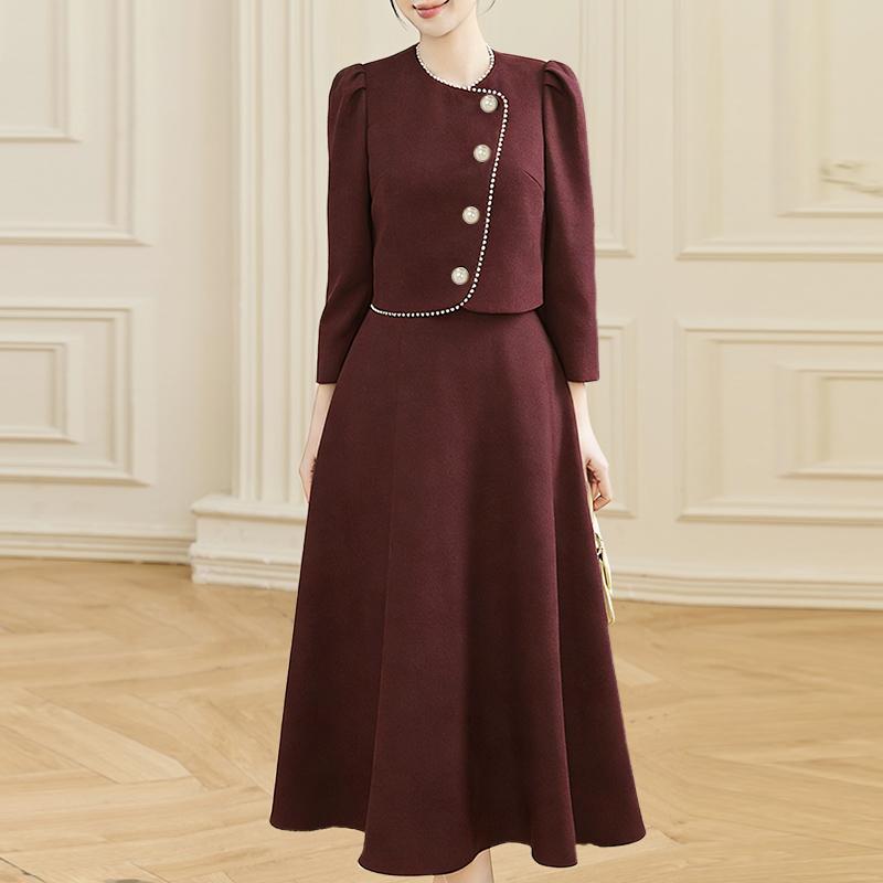 ZANZEA Women Long Sleeve Blouse and Long Skirts Casual Two Piece Suit Sets