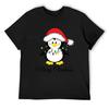 Christmas Penguin T-Shirt Heavyweights Cute Clothes Man T-shirt Outfits for Men