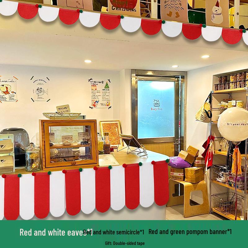 Guirlandes de fanions de Noël pour café ou décoration de chambre d'enfant