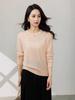 Minimalist Women's Crew Neck Pure Wool Long Sleeve Pullover