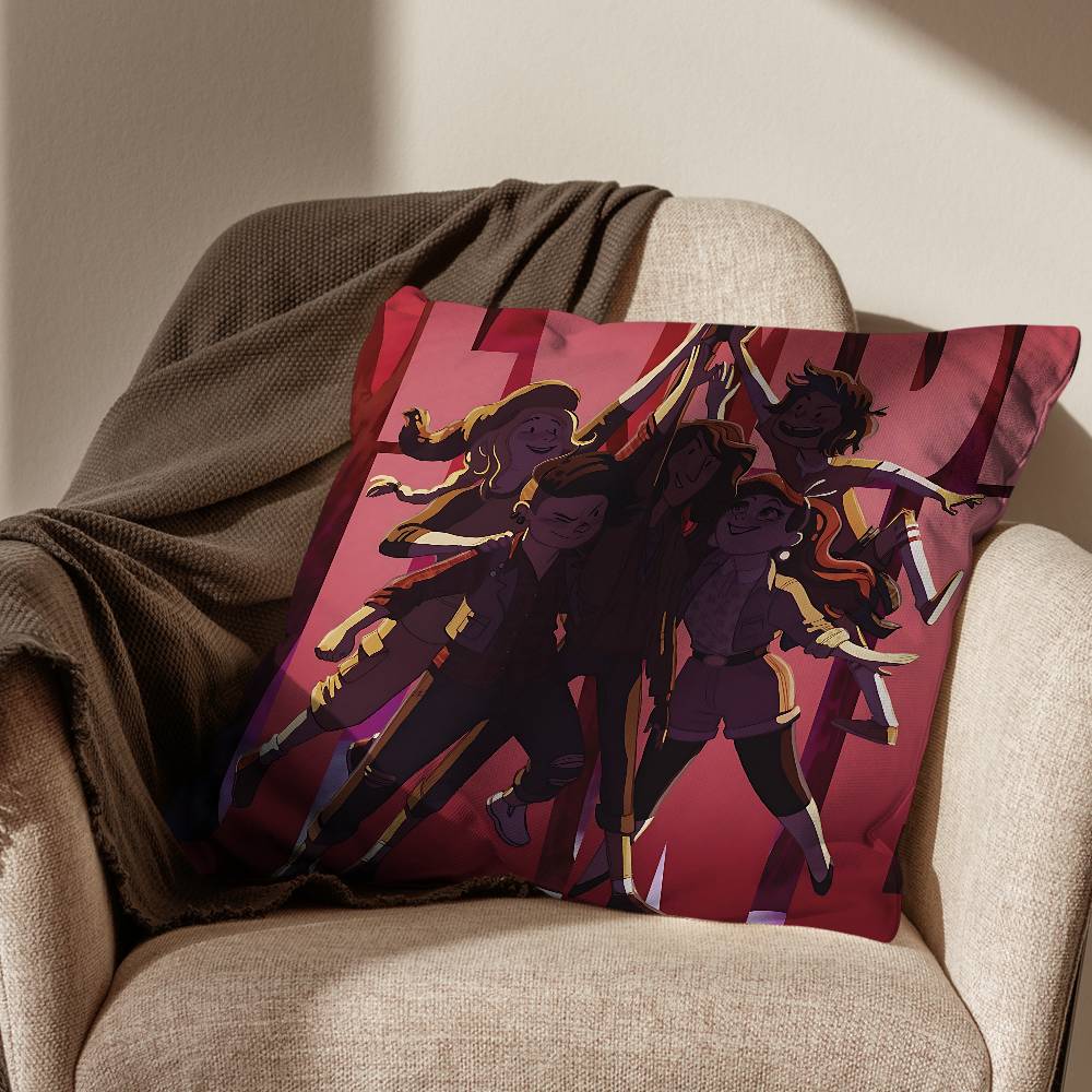 

be adventurous Lumberjanes Pillow Case Pillow Case Living Room Sofa Cushion Cover Suitable For Home Bedroom Room Decoration 30x30cm