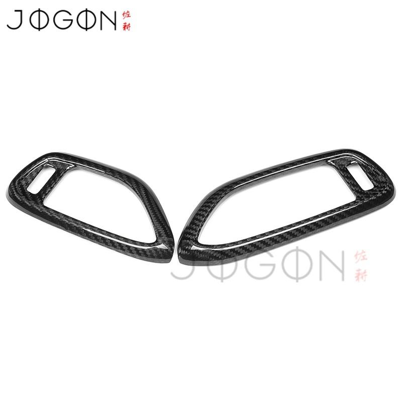 LHD Carbon Fiber Car Interior Center Dashboard Side Air Vent Left Right Outlet Cover Trim For Hyundai i30 N