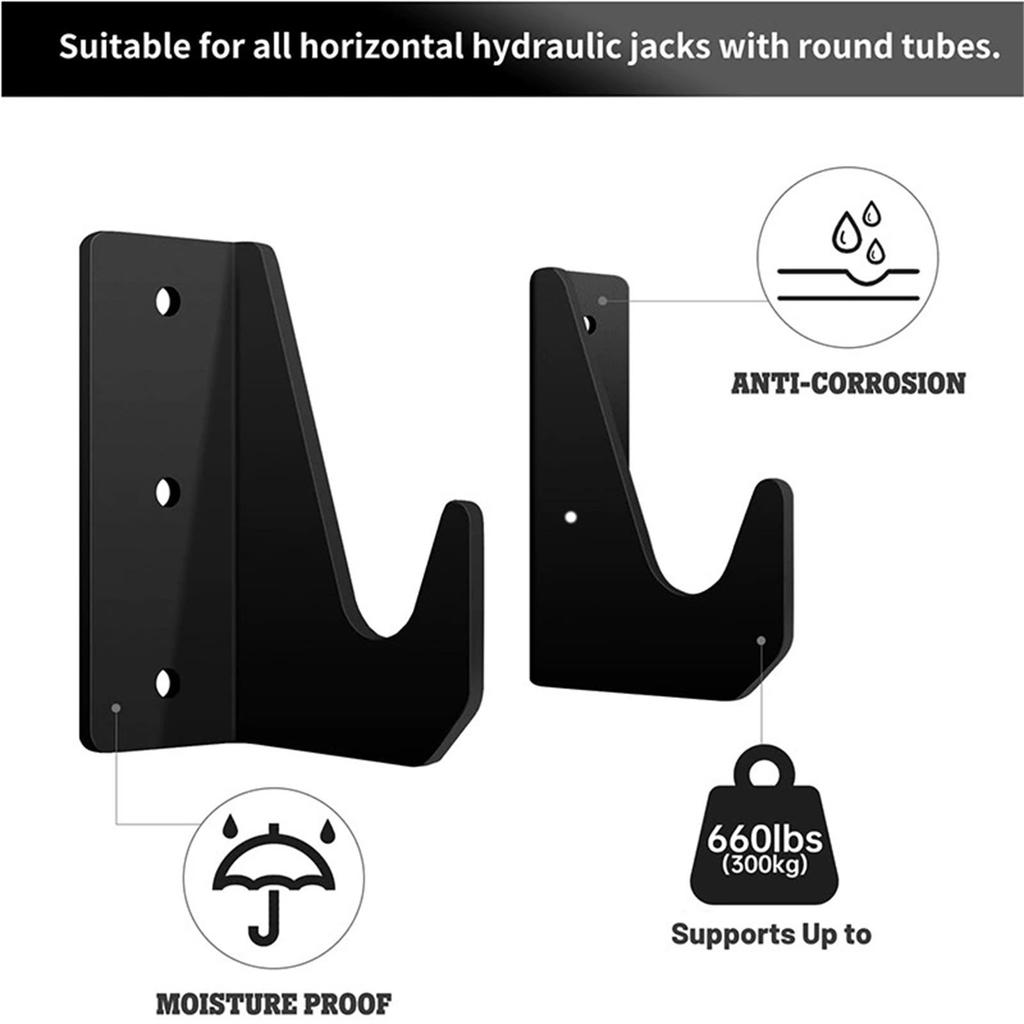Floor  Stand Wall Mount Organizer  Garage Tool Hangers  Stands Holder Storage Rack (2 Pack)