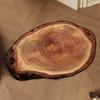 1 Stück Exquisite Badezimmermatte mit simulierter Holztextur für den Heimgebrauch, Unregelmäßige Holzstumpf-Holzmaserung Druck Eingangsteppich
