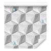 Geometric Wallpaper with a 3D Effect for the Living Room and Bedroom 50x1000