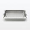 MUJI Stainless Steel Mesh 27cm W X D X 12829041 Tray, Large, Approx. 20.5cm 4.5cm H,