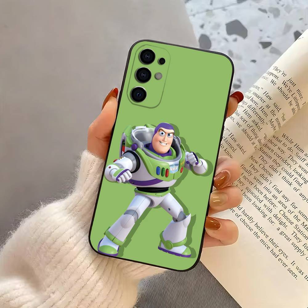 Space T-Toy S-Story-TS Phone Case Black Silicone Soft For Samsung S25,S24,S21,S22,S23,S30,Ultra,S20,Plus,Fe,Lite