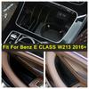 Auto Styling Innentür & Zentraler Stauraum Palette Armlehnenbehälter Box Abdeckung Kit Für Mercedes Benz E-KLASSE W213 2016 -
