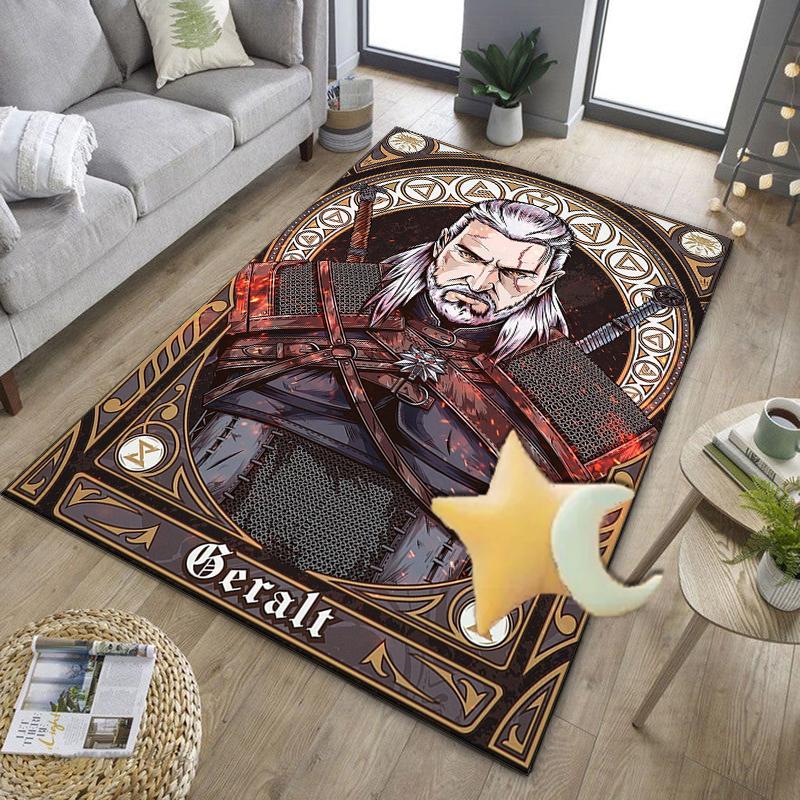 wizard dragon Office Rug Chair Mat, Game Carpet, Suitable for Front Door, Bedroom, Living Room, Desk, Holiday Gift