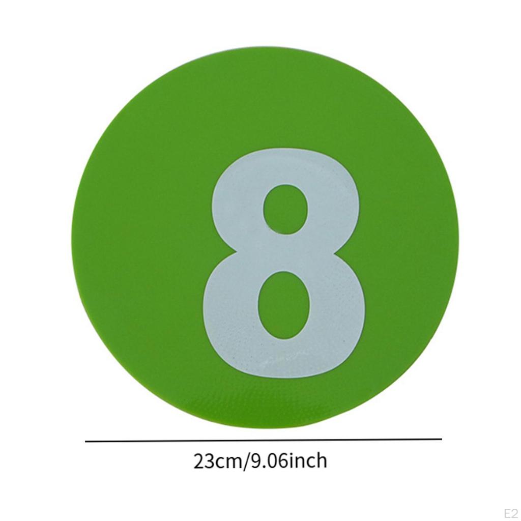 10 Count Floor Spot Markers for Training And Practice Activities