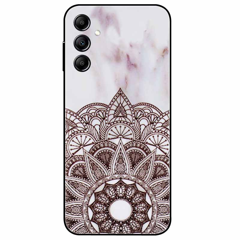 Hülle Für Samsung Galaxy A54 5G A34 A24 S23 Hülle Blume Marmor TPU Weiche Silikonhülle für GalaxyA54 A 34 Bemalte Handyhüllen