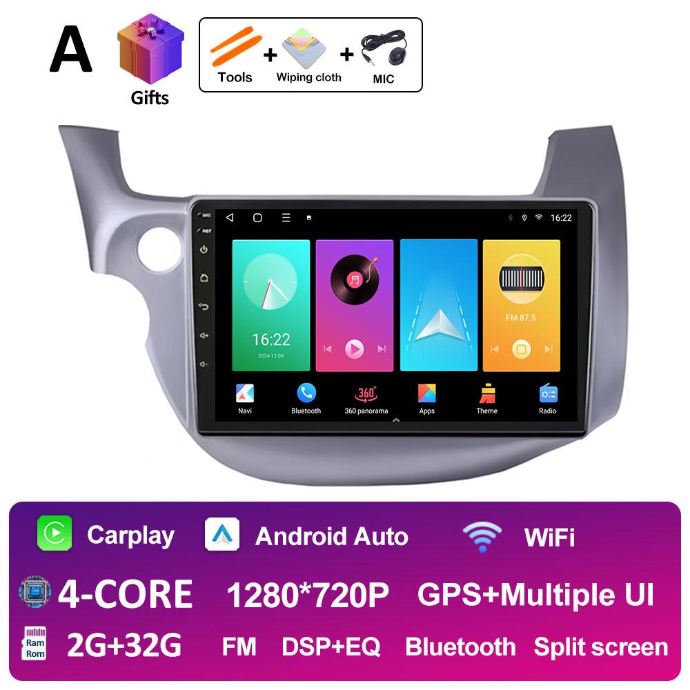 Left Hand Drive GPS For HONDA FIT JAZZ 2007 2008 2009 2010 2011 2012 2013 Cooling Fan Auto Tools GPS Navigation Touch Screen 4G