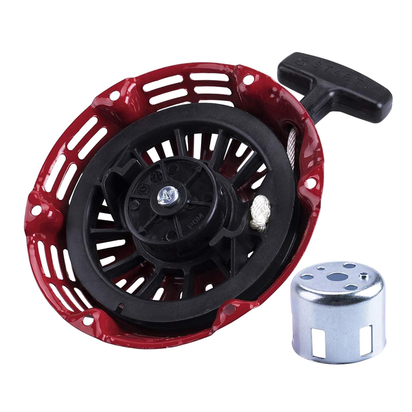 

Высокопроизводительный ручной стартер GX160, узел ручного стартера GX200 для GX120 мощностью 4 л. с., 5,5 л. с., 6,5 л. с., тяговый трос, пластиковый