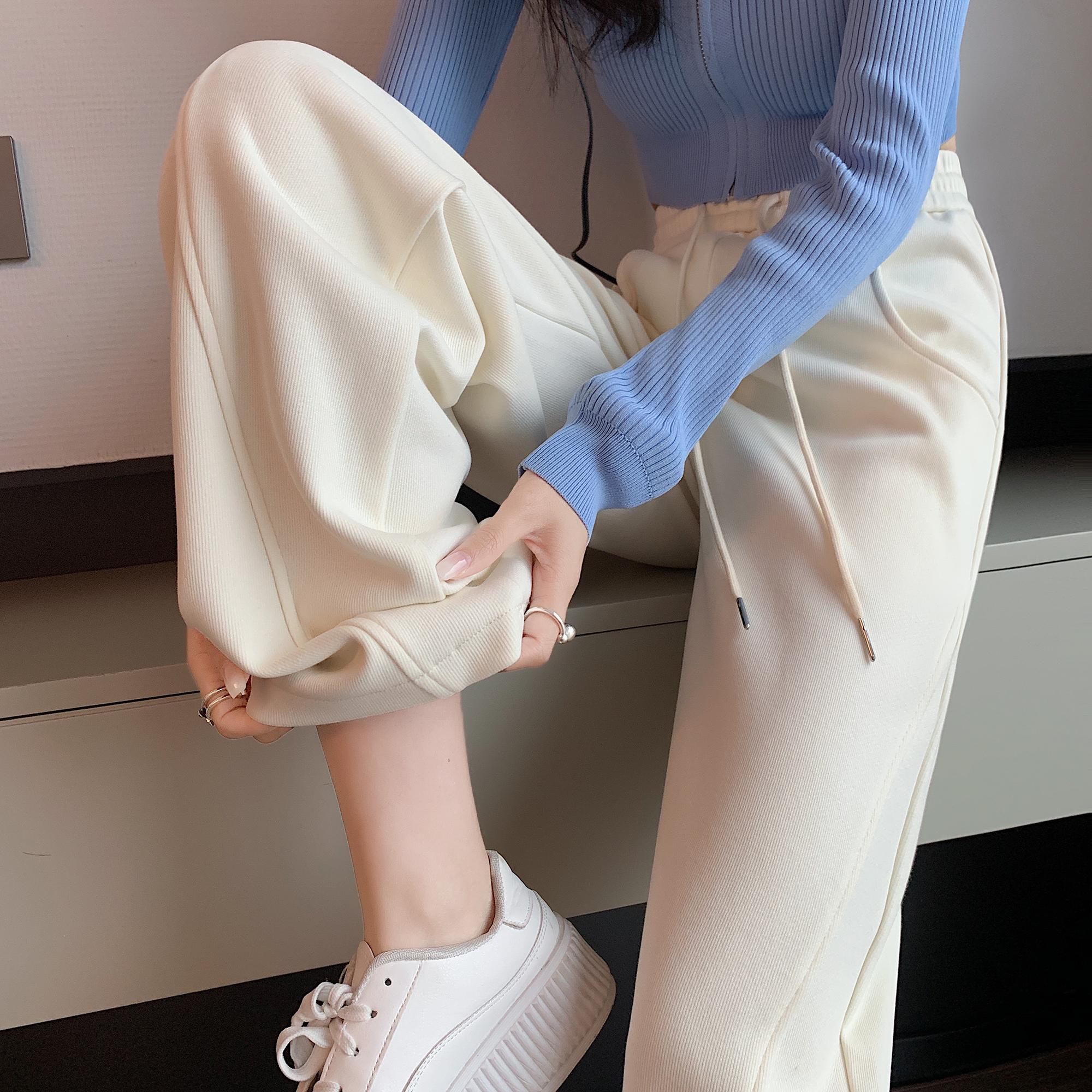 Новые широкие брюки с драпировкой — фото 5