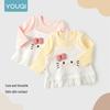 Autumn 2026 Girls' A-Class Long-Sleeve Princess Baby T-Shirt