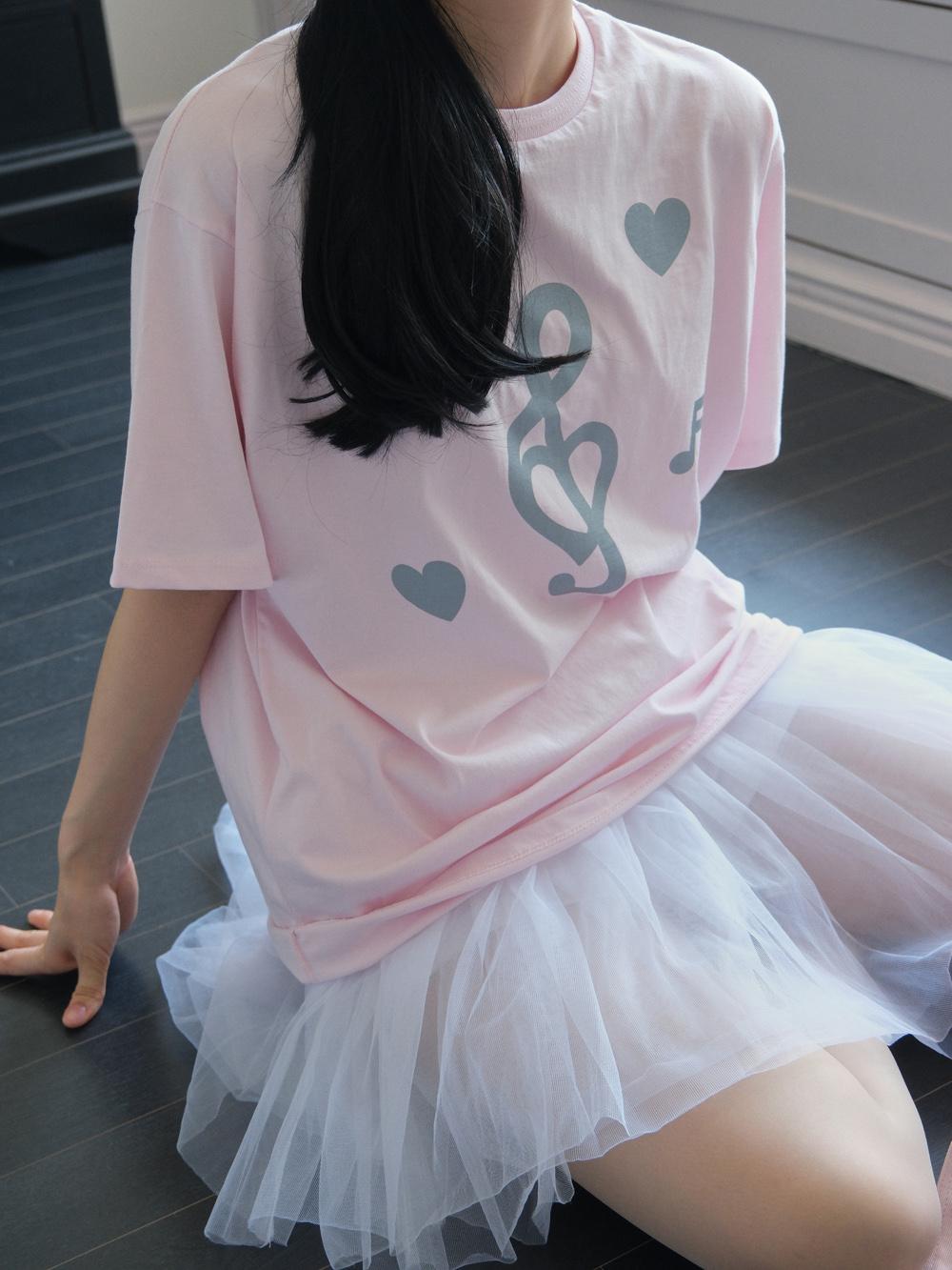 Aisseommeoli Melody T-Shirt - Pink Pink