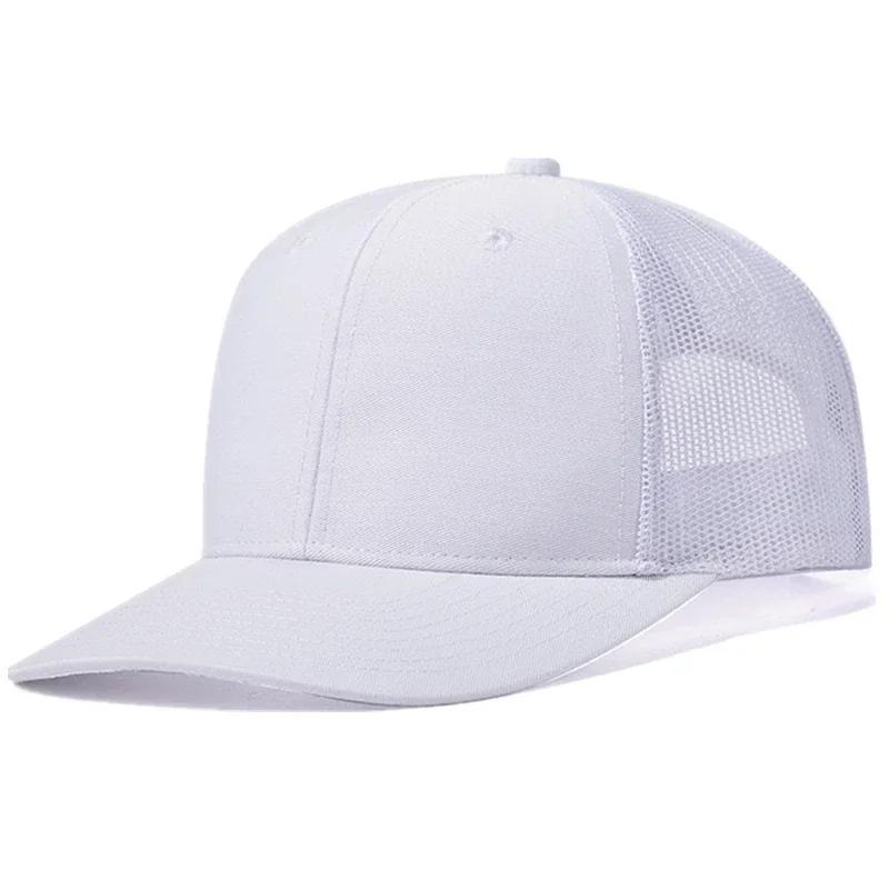Hot Sale Unisex Cap Slight Curved Brim Style Trucker Hat  Men & Women Casual Outdoor Breathable Summer Cap