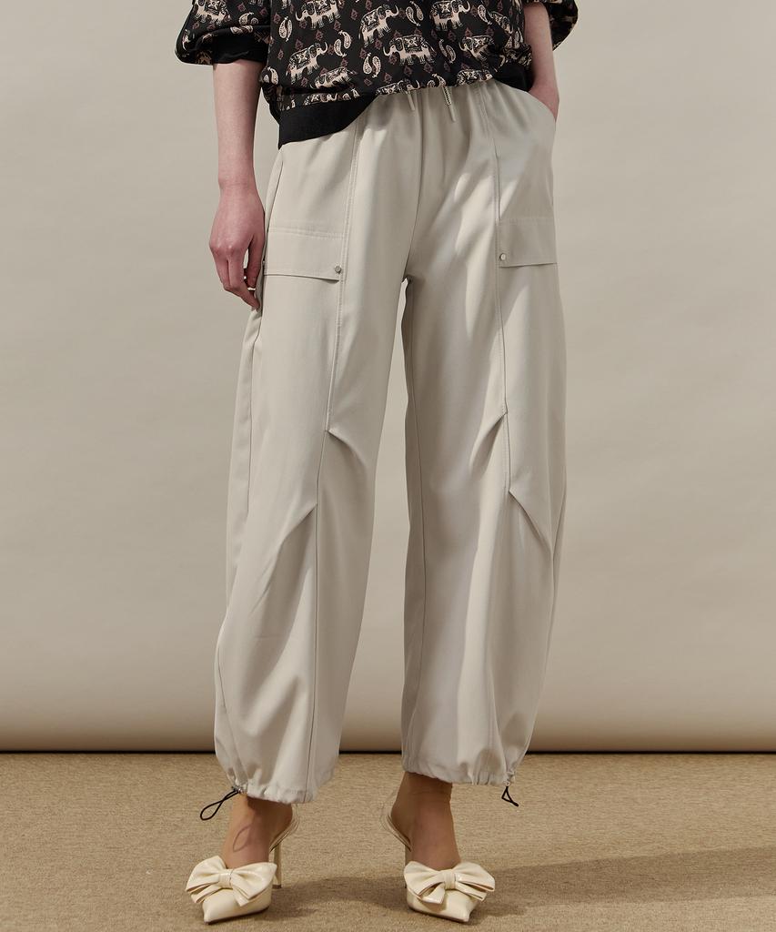 M.GRAF Utility Pintuck Parachute Balloon Pants