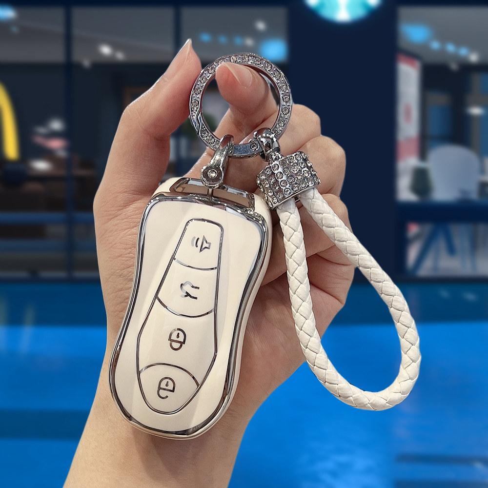 Tpu Car Key Case Holder Shell For Geely Tugella Boyue Atlas Pro Gili Tugella Auto Remote Shell Fob Holder Protector