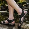 Mode Rutschfeste Bequeme Strand Luxus Sandalen Sommer Herren Atmungsaktive Flats Weiche Slipper Sandalen Leichte Outdoor Laufschuhe