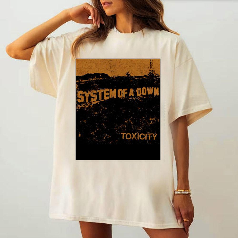 System of a Down t shirt teen Pastel Pop Culture University top tees Comfortable Punk Graphic Retro Pastel korean clothes