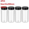 12/4/1PCS Clear Spices Bottle for Kitchen Condiment Seasoning Container Plastic Seasoning Jars Condiment Box Kitchen Supplies