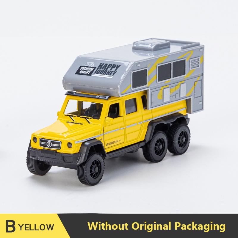 1:32 Diecast RV Recreational Motorhome Car Model Classic Pull Back Car Miniature Vehicle Replica For Collection Gift for Kids