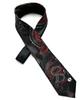 [HANG OVER] Krawatte mit Aufdruck - Design: Aufsteigender Drache - Schwarz & Rot - Japanisches Muster - Seidenartiges Polyester - Stilvoll - Glückverheißend - Herren - Business &