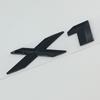 3D ABS Chrome Black Logo X1 Emblem Letters Nameplate Sticker Car Rear Trunk Badge For BMW X1 E84 F48 U11 Styling Accessories Uo2