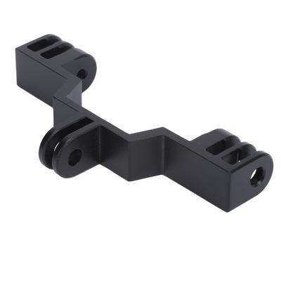 Adattatore Supporto Doppia Testa Mobile per Fotocamera Doppia Staffa in Lega di Alluminio per GoPro
