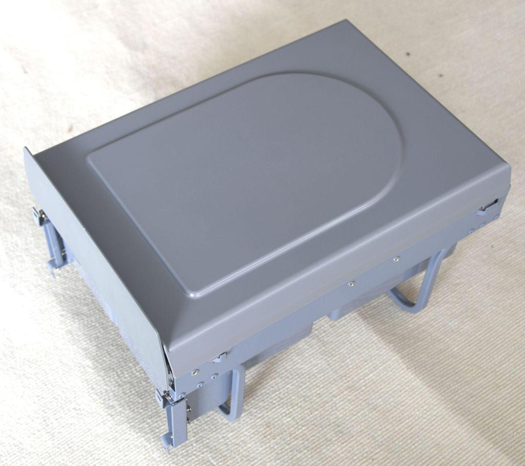 Under-Sink Pull-Out Double Bucket Trash Can with Lid