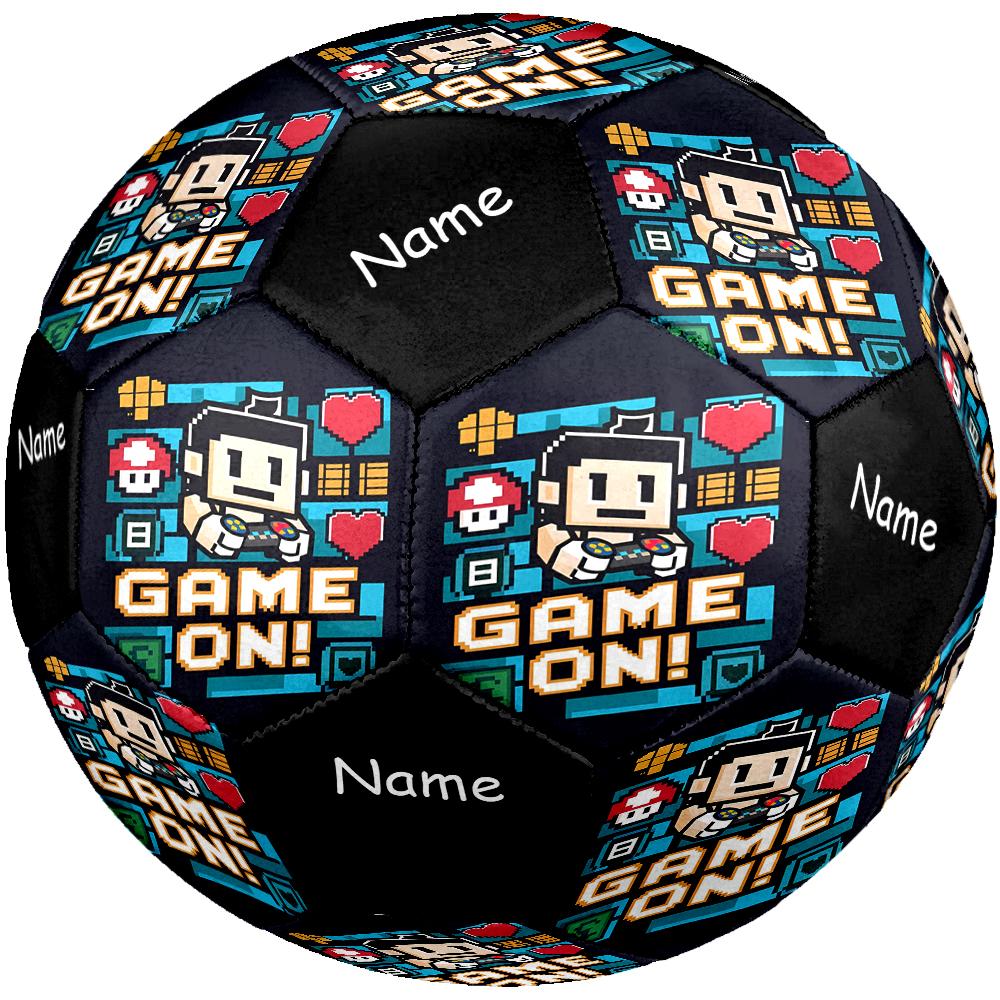 Custom Name Game Controller Theme Size 5 Soccer Ball, Suitable for Both Indoor and Outdoor Matches, a Gift Suitable for Everyone.