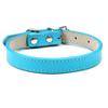 Pet PU Leather Collar & Leash for Small to Medium Dogs & Cats – Solid Color Necklace