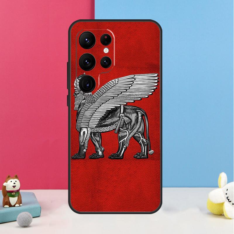 

Lamassu Assyrian Winged Lion Case For Samsung Galaxy S26 S23 Ultra S20 S21 S22 S24 S25 Plus S10 S25 FE Back Cover Shell Galaxy S21Ultra