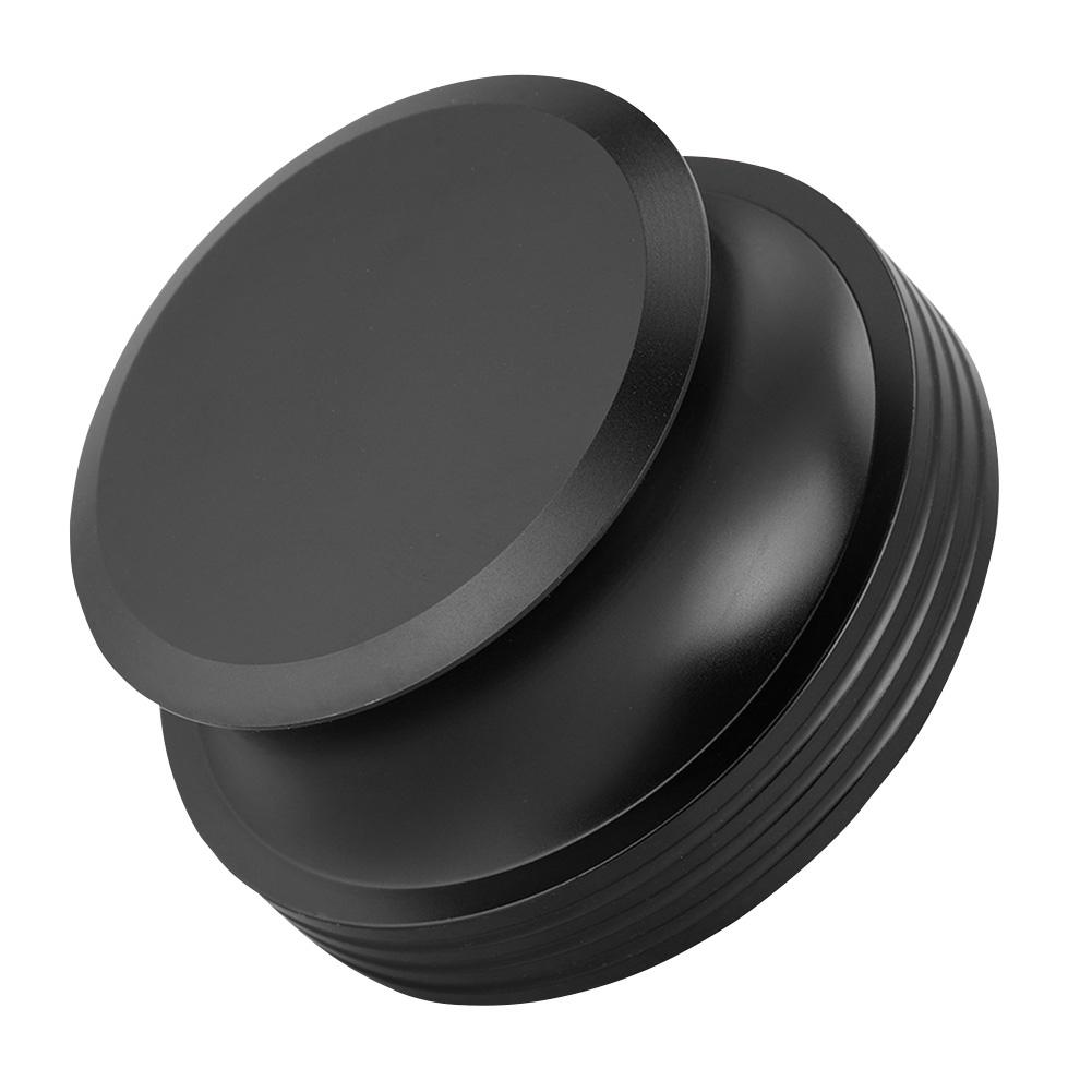 Durable Aluminum Record Weight Clamp for LP Vinyl Metal Disc Stabilizer (Black)