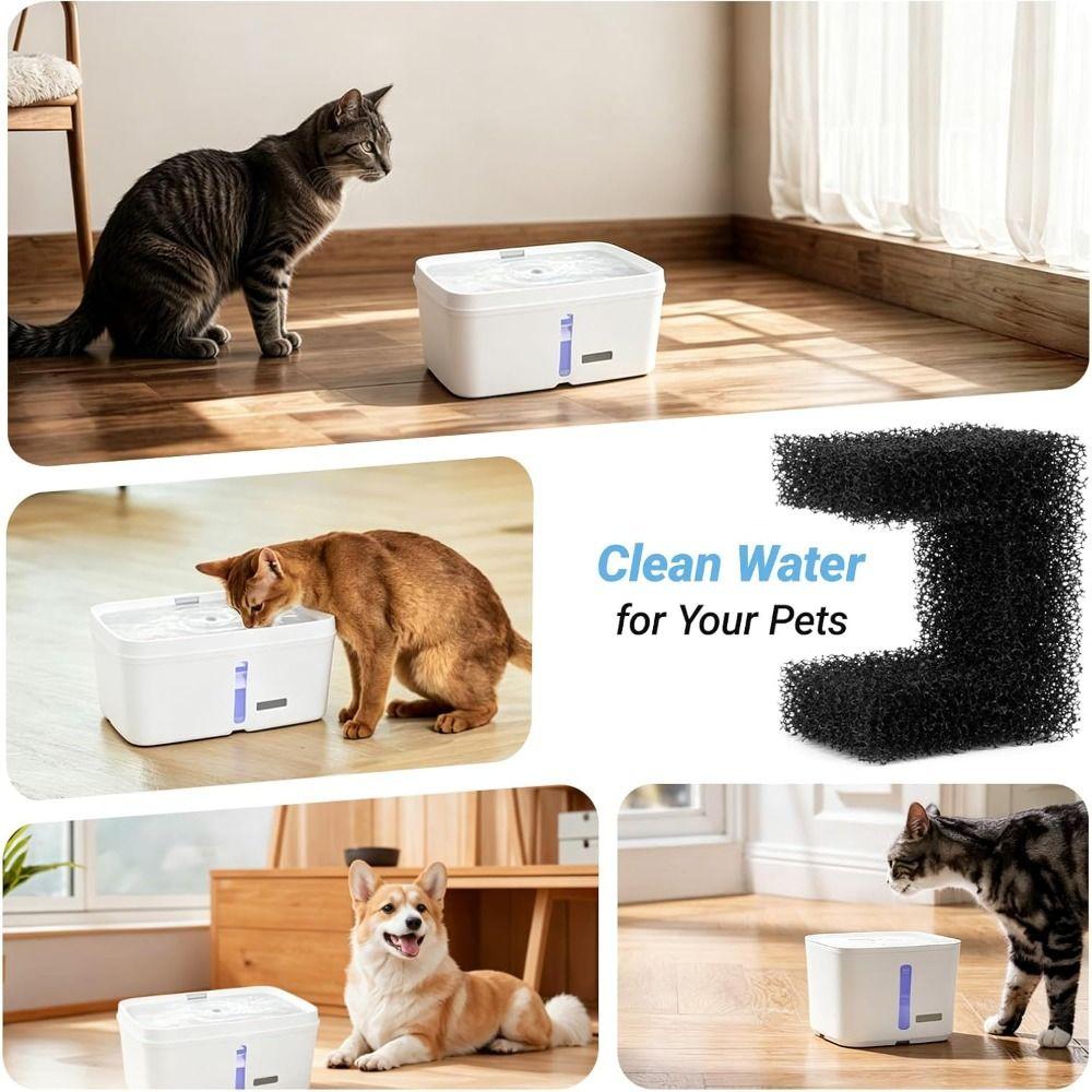 10pcs Multi-Layer Foam Filters Residue Blocking Sponge Filters  Pet Supplies