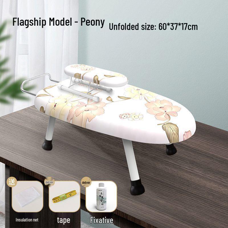 Compact Folding Universal Ironing Board - Mini Electric Mat Table for Clothes