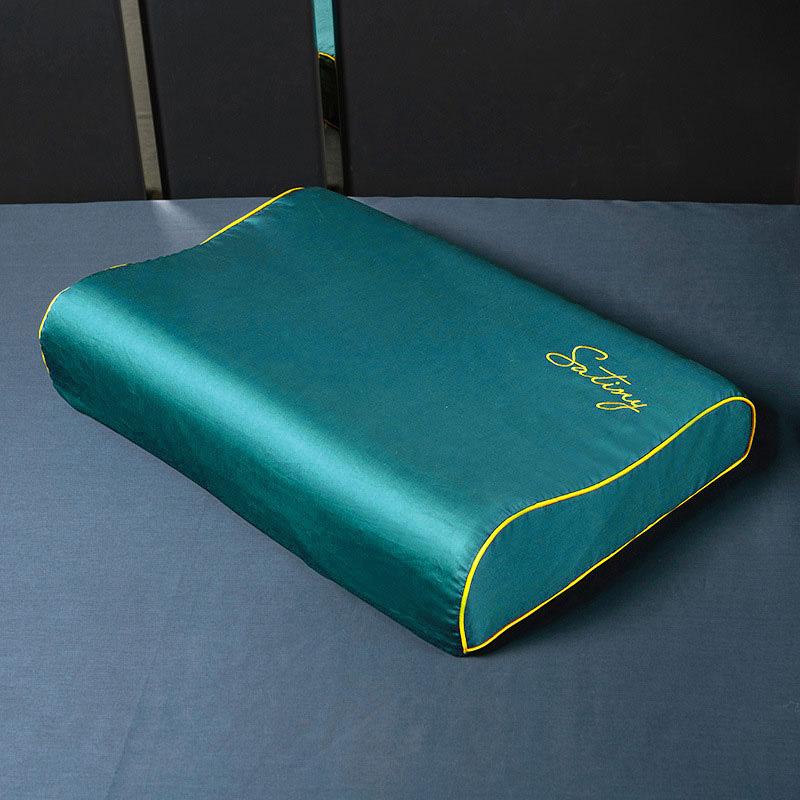 30x50/40x60cm Cotton Pillowcase Memory Foam Bed Orthopedic Latex Pillow Cover Sleeping Pillow Protector Pillowslip Bedding Set