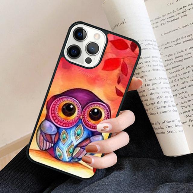 Bird Owl Nature Predator Phone Case Back Cover for iPhone 17 Air 16 15 14 13 11 12 Pro Max Plus Fundas Coque