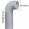 1pc 13/15cm Flexible Conditioner Exhaust Hose Tube Extra Long Air Conditioner Pipe Duct Extension Exhaust Hose For Air Condition