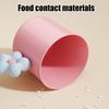 Flower Toothbrush Holder for Kids, Cute Rinse Cup with Handle, Toddler Bathroom Toothbrush Cup for Bedroom