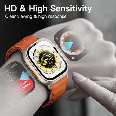 10PCS Screen Protector For Apple Watch 8 Ultra 7 6 5 4 SE 2025 2020 3 Iwatch 38MM 42MM 41MM 45MM 40MM 44MM 49MM Protective Film Protection Accessories