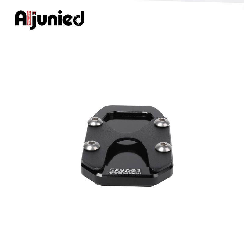 Aluminum Side Stand Base Plate Yamaha Tracer 9 GT MT-09 SP MT07 Tracer700 Black Single Mount Chassis Upgrade