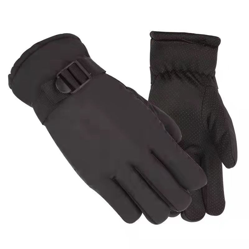 

Мужские и женские зимние перчатки для езды на мотоцикле с электроприводом, флисовые утолщенные спортивные лыжные перчатки, ветрозащитные теплые перчатки